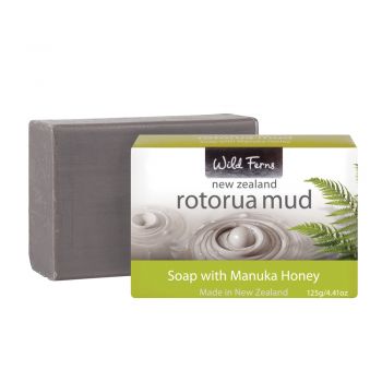 Wild Ferns Rotorua Mud and Manuka Honey Soap